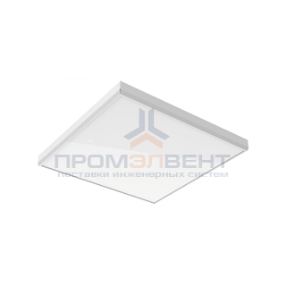 Светодиодный светильник "ВАРТОН" офисный накладной 595*595*50 мм 27 ВТ 2700К класс защиты IP40