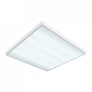 Светодиодный светильник "ВАРТОН" Премиум (с диодами 0,1 Вт) встраиваемый 595*595*50мм 36 ВТ 3950К IP40 с функцией аварийного освещения