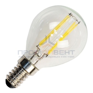 Лампа филаментная светодиодная шарик Osram LED SCL P 75 6W/840 230V CL E14 800lm Filament