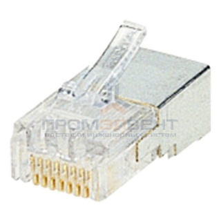 Вилка RJ 45 FTP кат. 5е - 9 контактов - ширина 11,7 мм Legrand