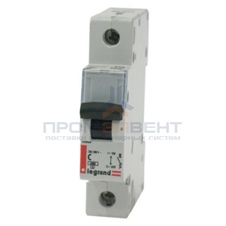 Автоматический выключатель Legrand 1-полюсный 50A -1М(тип С) (автомат)