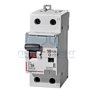 Дифавтомат Legrand DX3 АВДТ 1П+Н C16А 10MA тип A