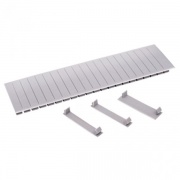 Заглушка для автоматов 12 модулей серая ИЭК