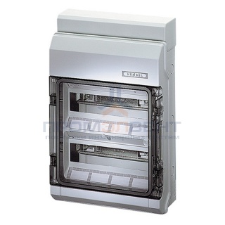 Щит распределительный Hensel KV 2524 на 24 модуля IP54 с клеммой PE+N, 458х295х129мм