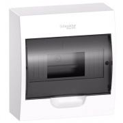 Бокс навесной Schneider Electric Easy9 на 8 модулей с прозрачной дверью с клемниками N+PE