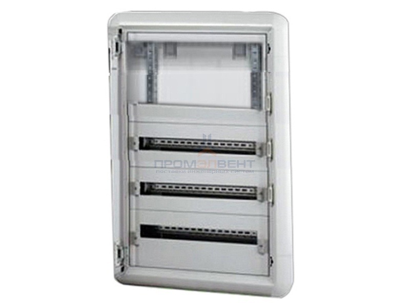 Шкаф металлический Legrand XL3 160 в нишу на 72 (3х24) модуля + место под счетчик с шиной без двери