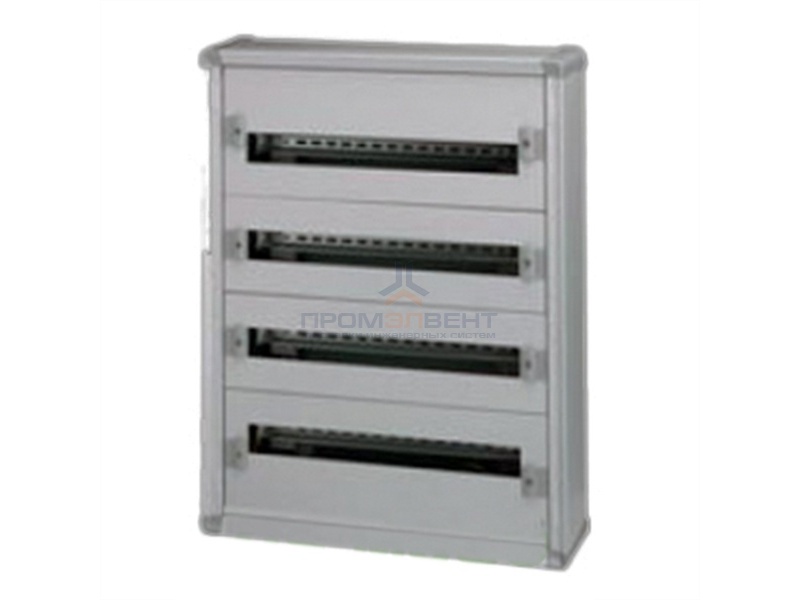 Шкаф пластиковый Legrand XL3 160 накладной на 96 (4х24) модулей с шиной без двери